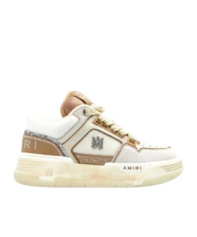 Amiri Embellished Ma-1 Sneakers In White