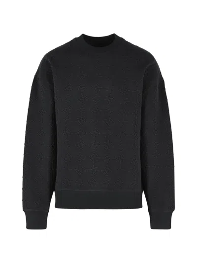 Amiri Embossed Pattern Sweatshirt In Black
