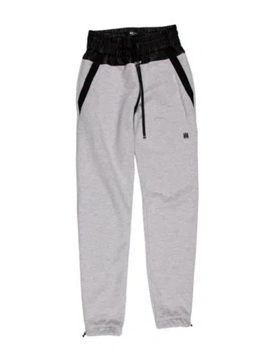 Pre-owned Amiri Embroidered Accent Sweatpants In Gray