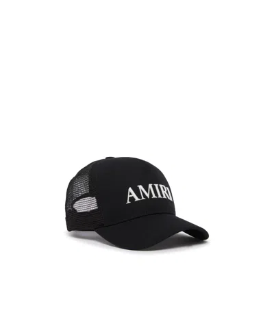 Amiri Core Logo Trucker Cap In Black
