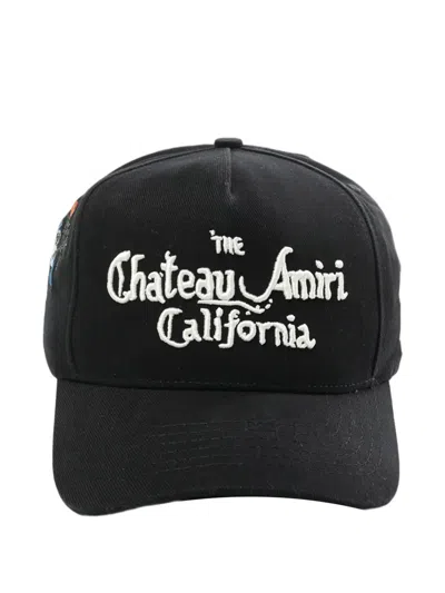 Amiri Embroidered Baseball Cap In Black