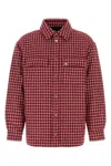 Amiri Red Embroidered Boucle Jacket