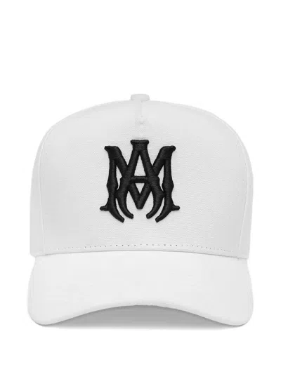 Amiri Embroidered Canvas Hat In White