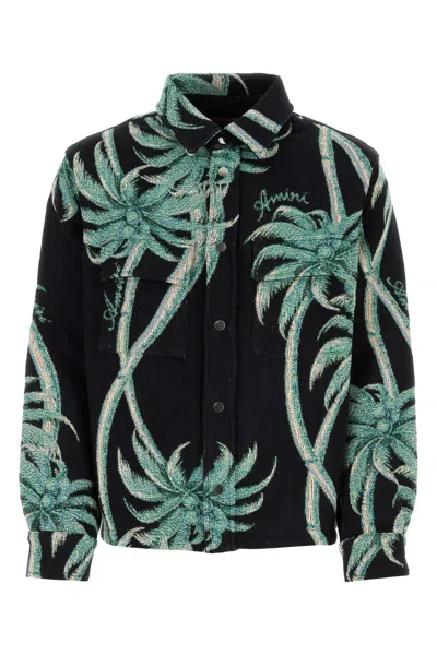 AMIRI EMBROIDERED COTTON SHIRT