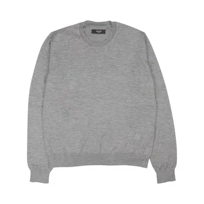 Pre-owned Amiri Embroidered Crew 'grey'