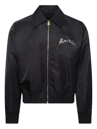Amiri Embroidered Jacket In Black