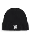 Amiri Embroidered Logo Beanie In Black