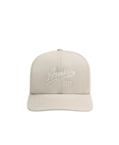 Amiri Embroidered-logo Cap In Beige