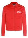 Amiri Jacket Pointed Collar Long Sleeves In Red