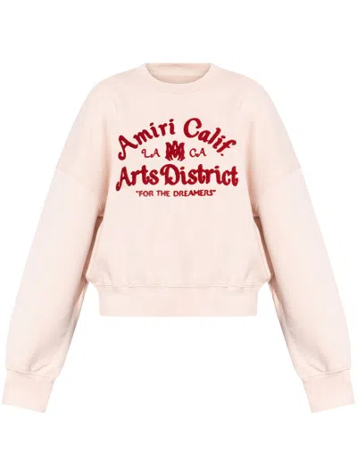 AMIRI EMBROIDERED LOGO SWEATER