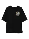 Amiri Mens Black Hollywood Oversized Cotton-jersey T-shirt Xl In Black