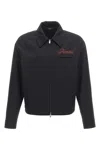 Amiri Logo-embroidered Jacket In Black
