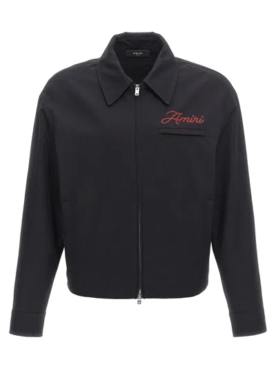 Amiri Embroidery Jacket Casual Jackets And Parka Black