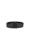 Amiri Enamel Belt In Black