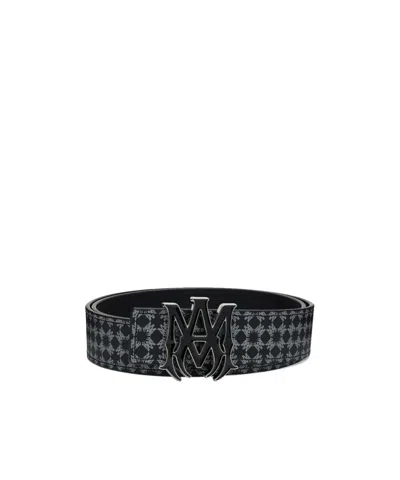 Amiri Enamel Belt In Black