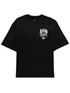 Amiri Eagle Printed Oversized T-shirt In Black