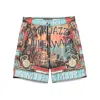 Amiri Jazz Hideaway Bermuda And Short Multicolor