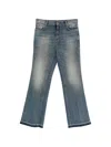 Amiri Faded-effect Bootcut Jeans In Blue
