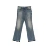 Amiri Faded-effect Bootcut Jeans In Blue
