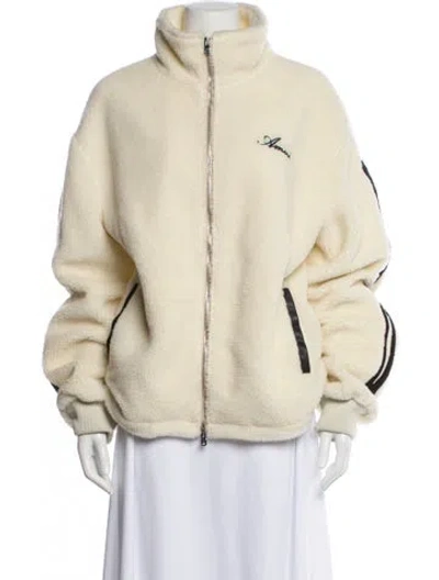 Pre-owned Amiri Faux Fur Jacket In Neutral