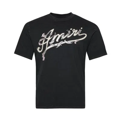 Pre-owned Amiri Filigree Tee 'black' | Men's Size L