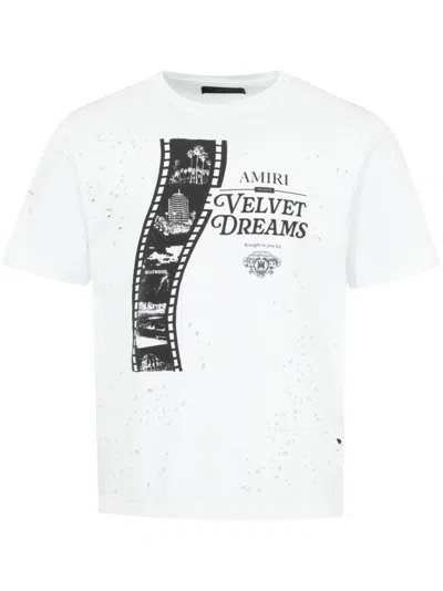 Amiri Film Shotgun Tee In White