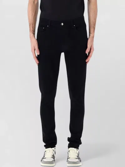 Amiri Five Pocket Denim Jeans Belt Loops In Black