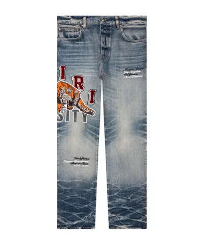 Amiri Five-pocket Jeans In Gray
