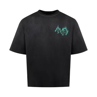 Pre-owned Amiri Flames Tee 'black' | Men's Size Xxl