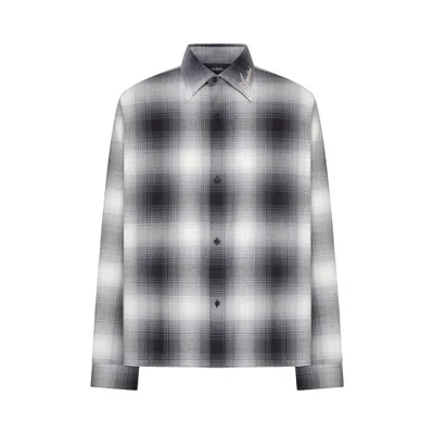Pre-owned Amiri Flannel Shirt 'black' | Men's Size Xxl