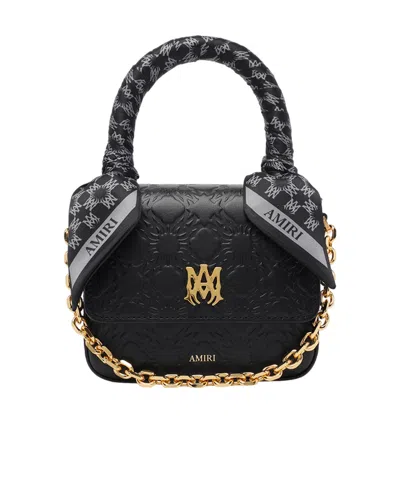 Amiri Flap Shoulder Bag In Black