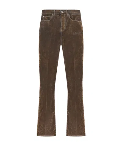 Amiri Flare Jean In Brown