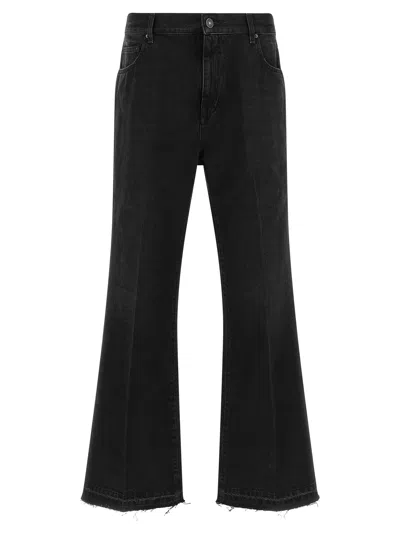 Amiri Flared Leg Jeans In Black