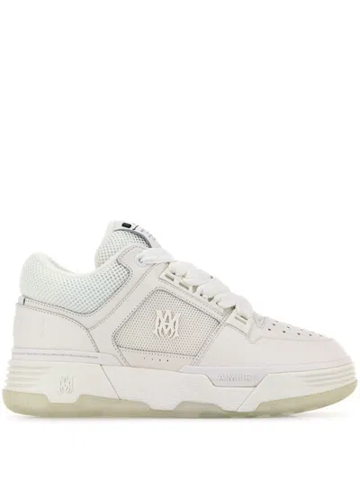 Amiri Ma 1 Leather Sneakers Mesh Panels In White