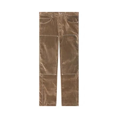 Pre-owned Amiri Flocked Carpenter 'tan' | Men's Size 33 In Brown