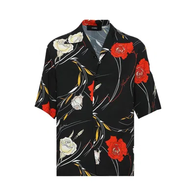 Pre-owned Amiri Floral Camp Shirt 'black' | Men's Size S