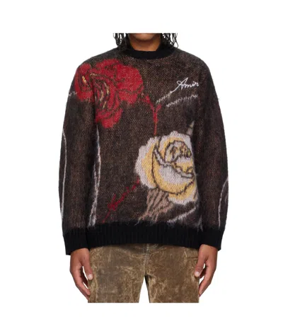 AMIRI FLORAL CREWNECK SWEATER