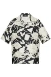 Amiri Floral-print Short-sleeved Shirt In White