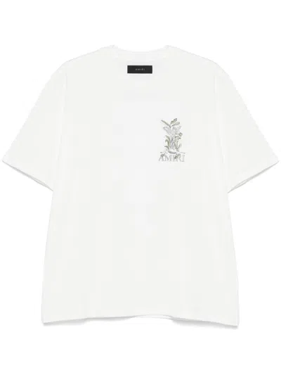 Amiri Garden-print T-shirt In White