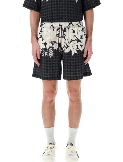 Amiri Garden Shorts For Men In Black