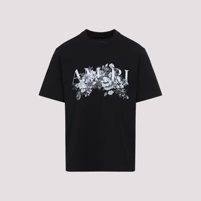 Amiri Garden Tee In Black