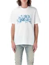 Amiri Floral Garden Crew Neck T-shirt In White