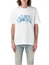 Amiri Floral Garden Crew Neck T-shirt In White