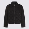 Amiri Buttoned Long Sleeve Jacket With Patterned Collar In Multicolor