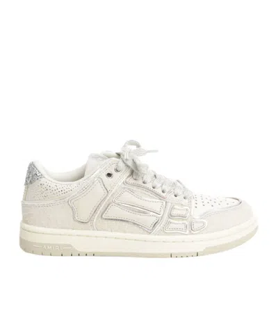 AMIRI AMIRI GLITTER SKEL LOW TOP SNEAKERS