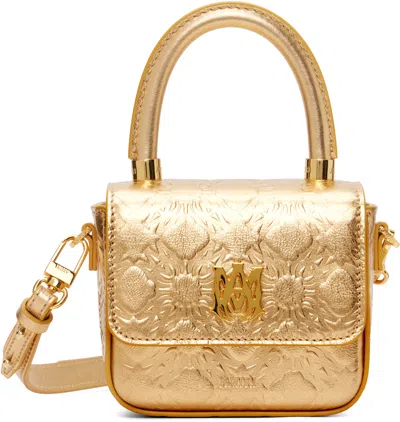 Amiri Gold Ma Quad Nano Bag