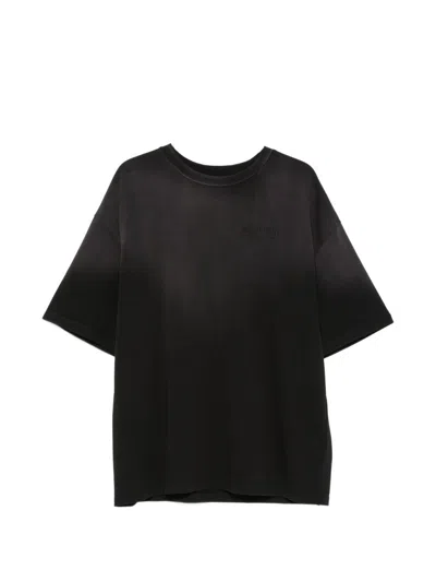 Amiri Grad Ma Check Patch Hj Skate Tee In Black