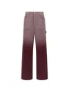 Amiri Gradient-effect Jeans In Purple