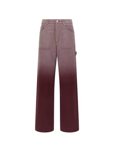 Amiri Gradient-effect Jeans In Purple
