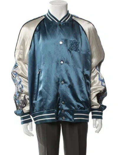 Pre-owned Amiri Graphic Print Bomber Jacket